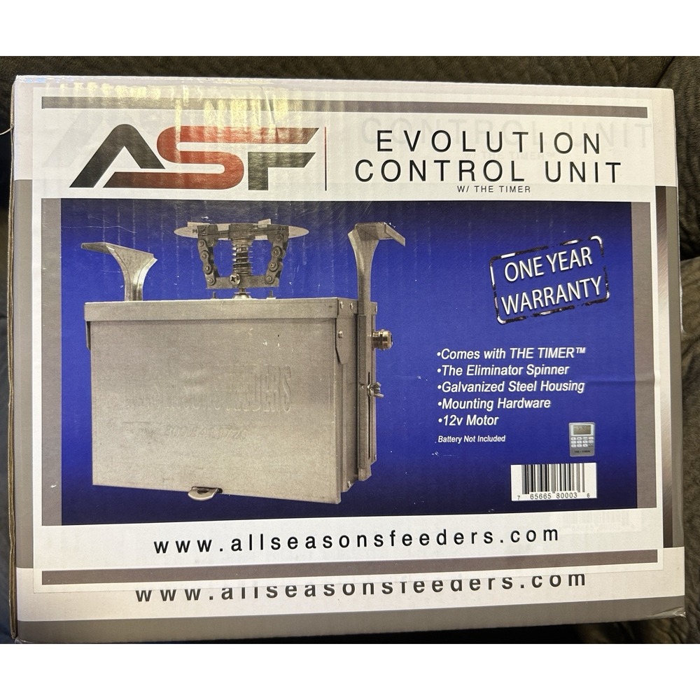 All Seasons 12v Control Unit W Timer Deer Feeder Kit *BRAND NEW/OPEN BOX*